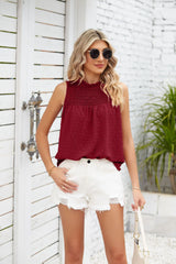 Women's Solid Color Loose Jacquard Vest