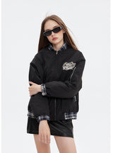 Baseball Collar Cotton-padded Jacket