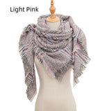 Bristle Large Plaid Square Scarf Shawl