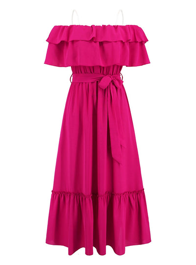 Sexy Maix Off the Shoulder Long Dress