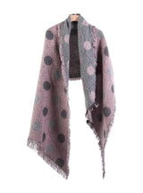 Polk Bevel Scarf Padded Shawl