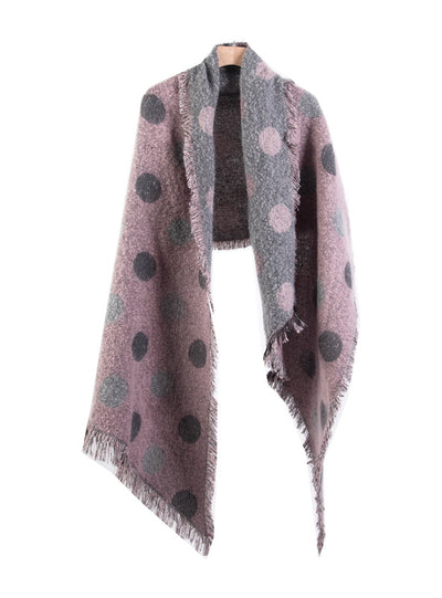 Polk Bevel Scarf Padded Shawl