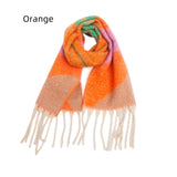 Geometric Thick Tassels Thick Warm Scarf
