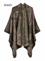 Women's Scarves Padded Warm Shawl Cloak