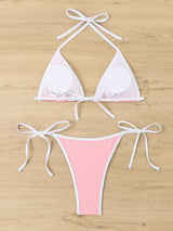 Women Triangular Split Bikini