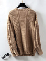 Twisted Vintage Single-breasted Loose Sweater