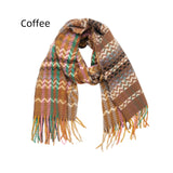 Thickened Wavy Striped National Wind Scarf Shawl