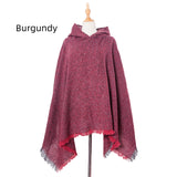 Pure Black Hooded Cloak