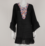 Long-sleeved Bohemian Beach Cover Up Dress