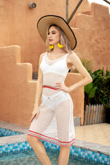 Sling Openwork Swimsuit Sleeveless Cover Up