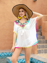 Average Size Retro Cotton Bikini Cover Up