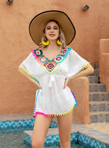 Average Size Retro Cotton Bikini Cover Up