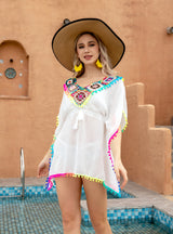 Average Size Retro Cotton Bikini Cover Up