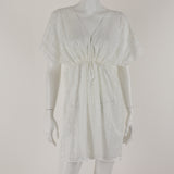 Lace Deep V Bikini Cove Up