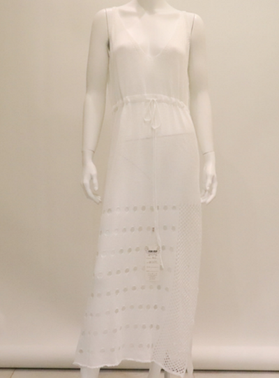 Long Beach V-neck Sling Sleeveless Cover Up