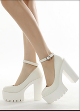 High-Heeled Shoes Sexy Thick Heels Patform Pumps