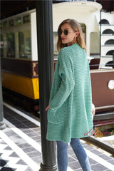 Loose Plus Size Solid Color Sweater Coat