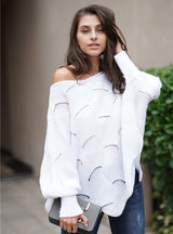 Loose Solid Color Turtleneck Sweater