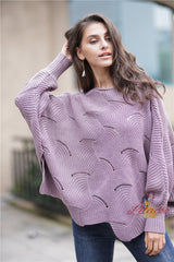 Loose Solid Color Turtleneck Sweater