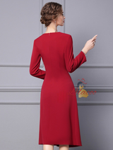 Long Sleeve Mother Of The Bride Dress