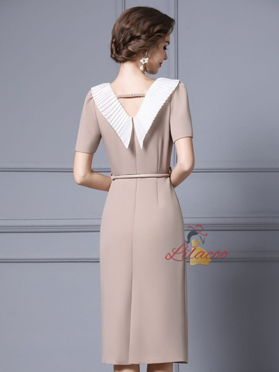 Short Sleeve Mother Of The Bride Dress