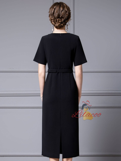 Burgundy Beading Mother Of The Bride Dress