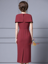 Black V-neck Beading Mother Of The Bride Dress