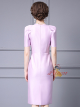 Red Satin Pleats Mother Of The Bride Dress