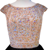 Black Backless Beading Crystal Homecoming Dress