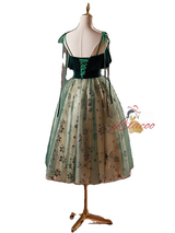 Green Tulle Sequins Straps Homecoming Dress