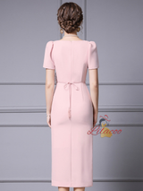 White Short Sleeve Lace Mother Of The Bride Dress
