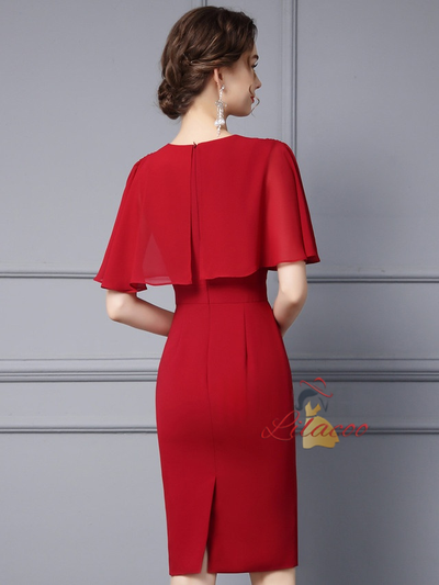 Burgundy Mother Of The Bride Dress