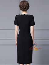 Purple Pearls Mother Of The Bride Dress