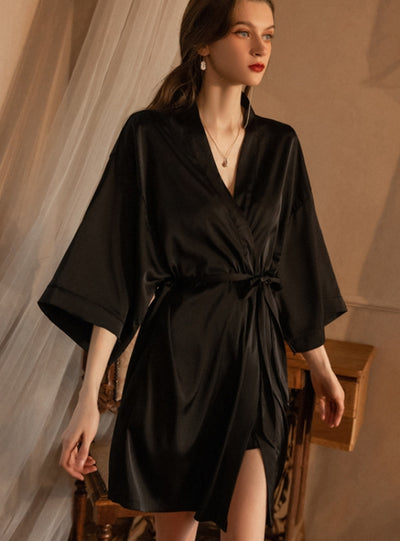 Lace Gauze Splicing Sling Nightdress Set