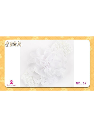 Flower Elasticity Width Elastic Hair Band Kids Flower