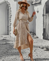 Women Long Casual Button Dress