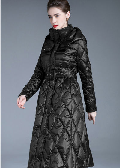 Slim-fit Padded Hooded Down Jacket