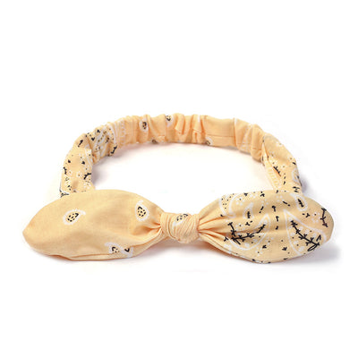 Women Suede Soft Solid Print Headbands
