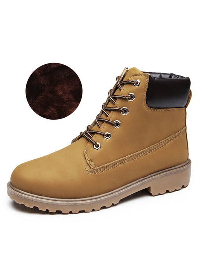 Women's flat-bottomed Large Size Martin Boots