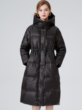 Thickened Waist Hooded Winter Coat