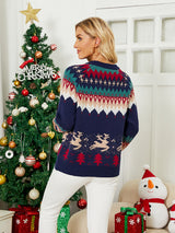 Women Christmas Day Deer Sweater