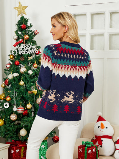 Women Christmas Day Deer Sweater