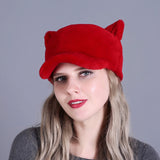 Cap Whole Skin Sheep Shearing Warm Ear Protection