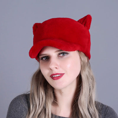 Cap Whole Skin Sheep Shearing Warm Ear Protection