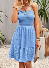 Solid Color Swing Holiday Sling Dress