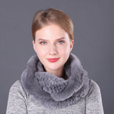 Women Rex Fur Scarf Ladies Fur Scarf