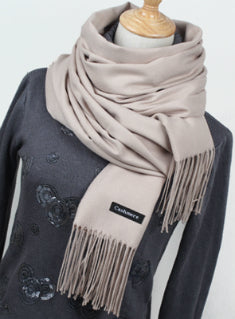Cashmere Scarves Tassel Lady Thick Warm Scarf 