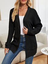 Long Cardigan Twist Pocket Sweater Jacket
