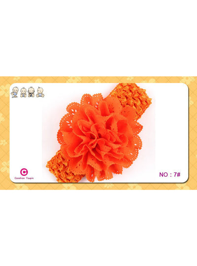 Flower Elasticity Width Elastic Hair Band Kids Flower