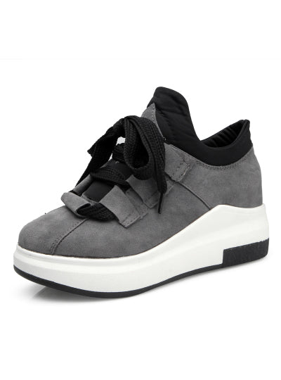 Heel Shoes Height Increasing 6cm High-top 